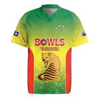 Australian Tasmania Lawn Bowls Custom Rugby Jersey Aussie Minimalist Style - Aussie Hoodie