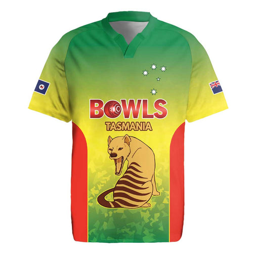 Australian Tasmania Lawn Bowls Custom Rugby Jersey Aussie Minimalist Style - Aussie Hoodie
