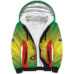 Australian Tasmania Lawn Bowls Custom Sherpa Hoodie Aussie Minimalist Style - Aussie Hoodie