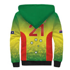 Australian Tasmania Lawn Bowls Custom Sherpa Hoodie Aussie Minimalist Style - Aussie Hoodie