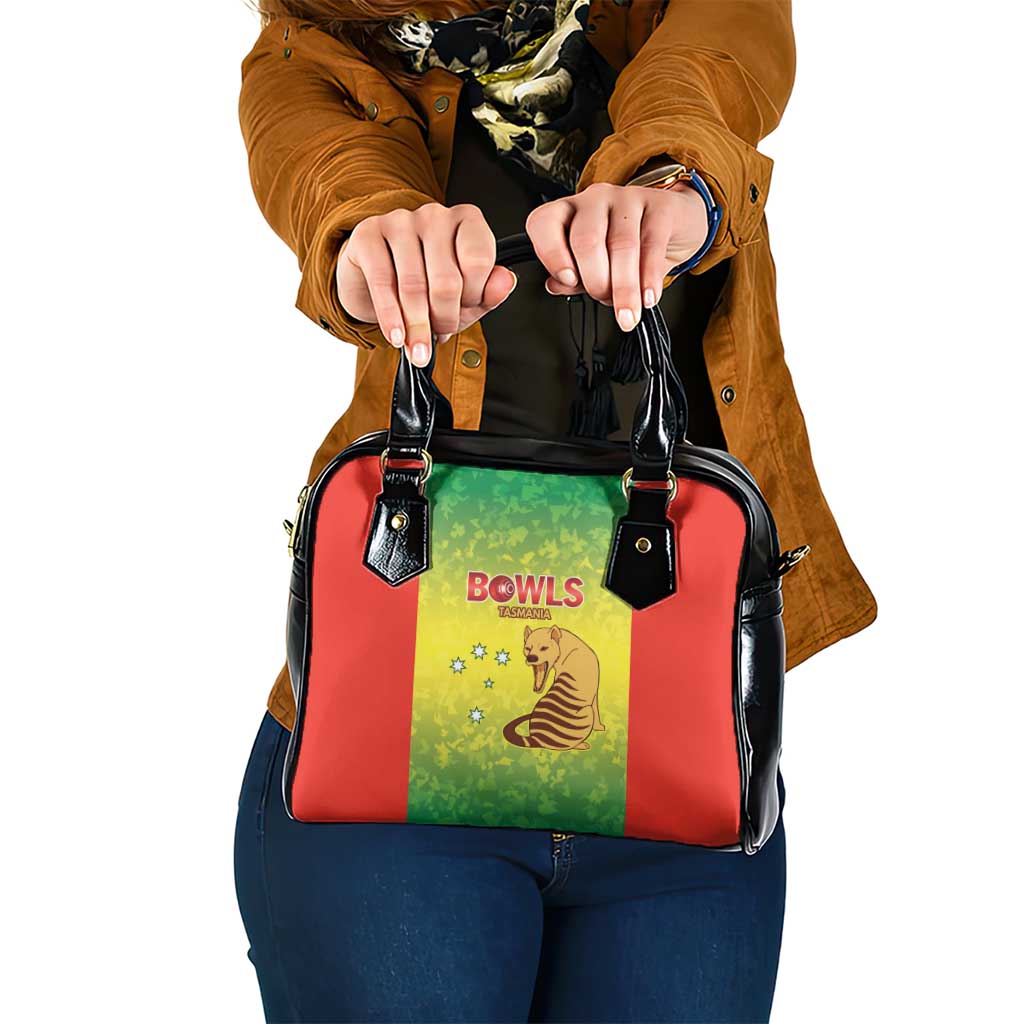 Australian Tasmania Lawn Bowls Shoulder Handbag Aussie Minimalist Style - Aussie Hoodie