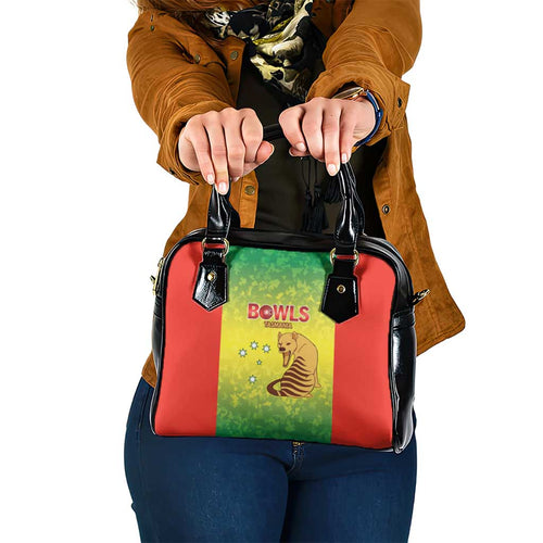 Australian Tasmania Lawn Bowls Shoulder Handbag Aussie Minimalist Style - Aussie Hoodie