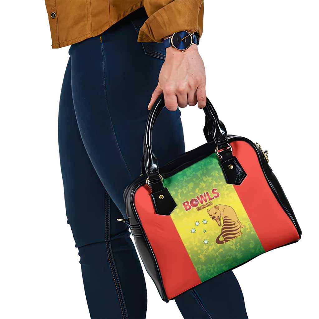 Australian Tasmania Lawn Bowls Shoulder Handbag Aussie Minimalist Style - Aussie Hoodie