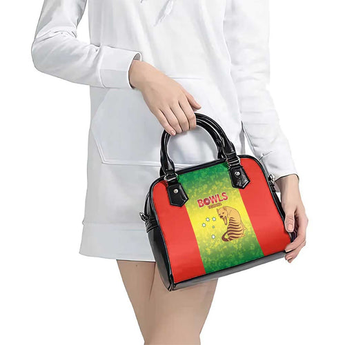 Australian Tasmania Lawn Bowls Shoulder Handbag Aussie Minimalist Style - Aussie Hoodie