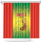 Australian Tasmania Lawn Bowls Shower Curtain Aussie Minimalist Style - Aussie Hoodie