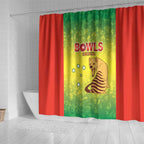 Australian Tasmania Lawn Bowls Shower Curtain Aussie Minimalist Style - Aussie Hoodie