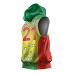 Australian Tasmania Lawn Bowls Custom Sleeveless Hoodie Aussie Minimalist Style - Aussie Hoodie