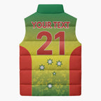 Australian Tasmania Lawn Bowls Custom Sleeveless Puffer Jacket Aussie Minimalist Style - Aussie Hoodie