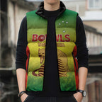 Australian Tasmania Lawn Bowls Custom Sleeveless Puffer Jacket Aussie Minimalist Style - Aussie Hoodie
