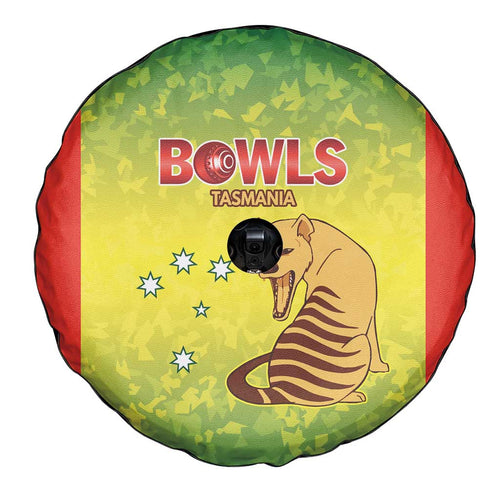 Australian Tasmania Lawn Bowls Spare Tire Cover Aussie Minimalist Style - Aussie Hoodie