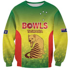 Australian Tasmania Lawn Bowls Custom Sweatshirt Aussie Minimalist Style - Aussie Hoodie