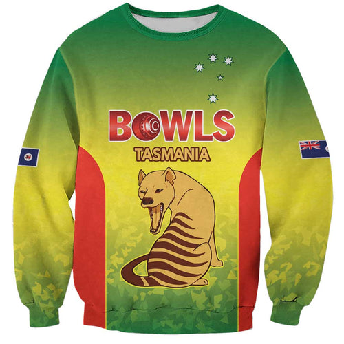 Australian Tasmania Lawn Bowls Custom Sweatshirt Aussie Minimalist Style - Aussie Hoodie