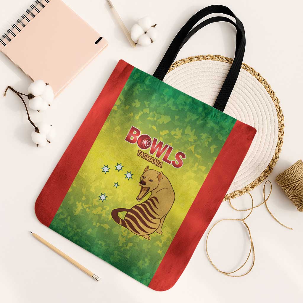 Australian Tasmania Lawn Bowls Tote Bag Aussie Minimalist Style - Aussie Hoodie