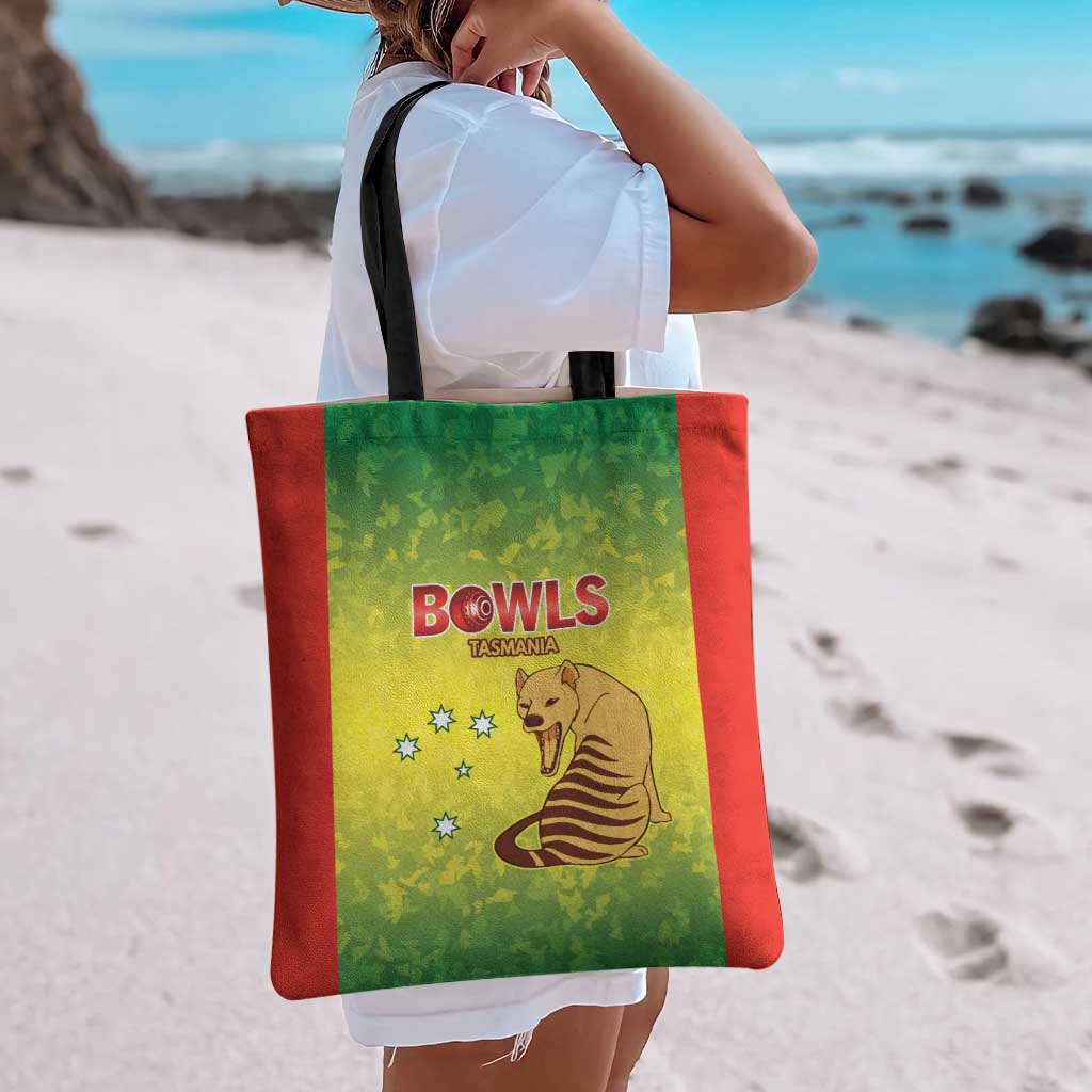 Australian Tasmania Lawn Bowls Tote Bag Aussie Minimalist Style - Aussie Hoodie