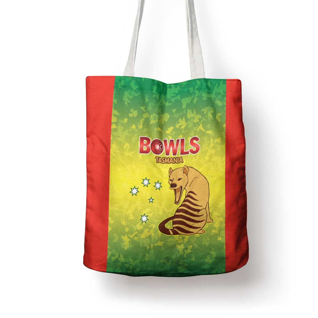 Australian Tasmania Lawn Bowls Tote Bag Aussie Minimalist Style - Aussie Hoodie