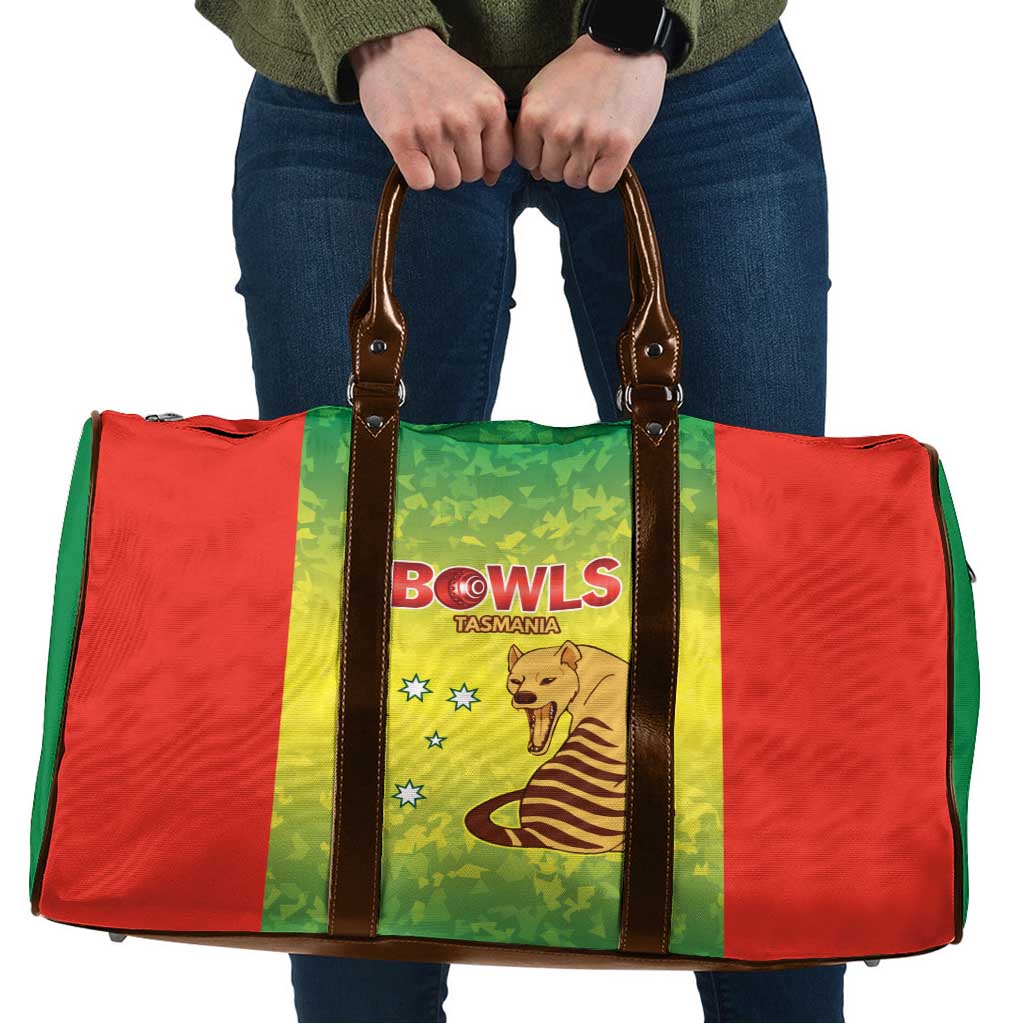 Australian Tasmania Lawn Bowls Travel Bag Aussie Minimalist Style - Aussie Hoodie