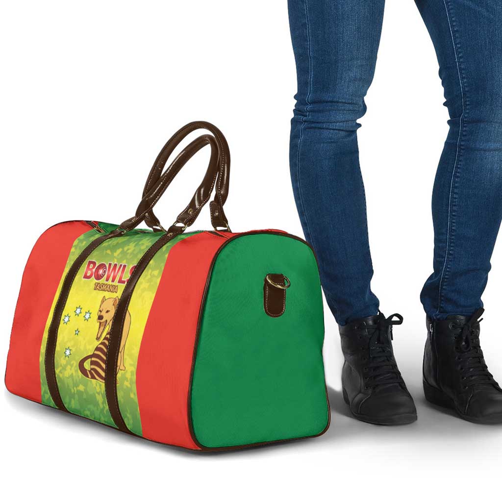 Australian Tasmania Lawn Bowls Travel Bag Aussie Minimalist Style - Aussie Hoodie