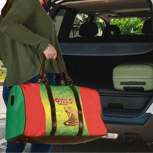 Australian Tasmania Lawn Bowls Travel Bag Aussie Minimalist Style - Aussie Hoodie