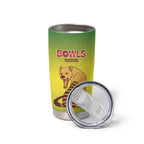 Australian Tasmania Lawn Bowls Custom Tumbler Cup Aussie Minimalist Style - Aussie Hoodie