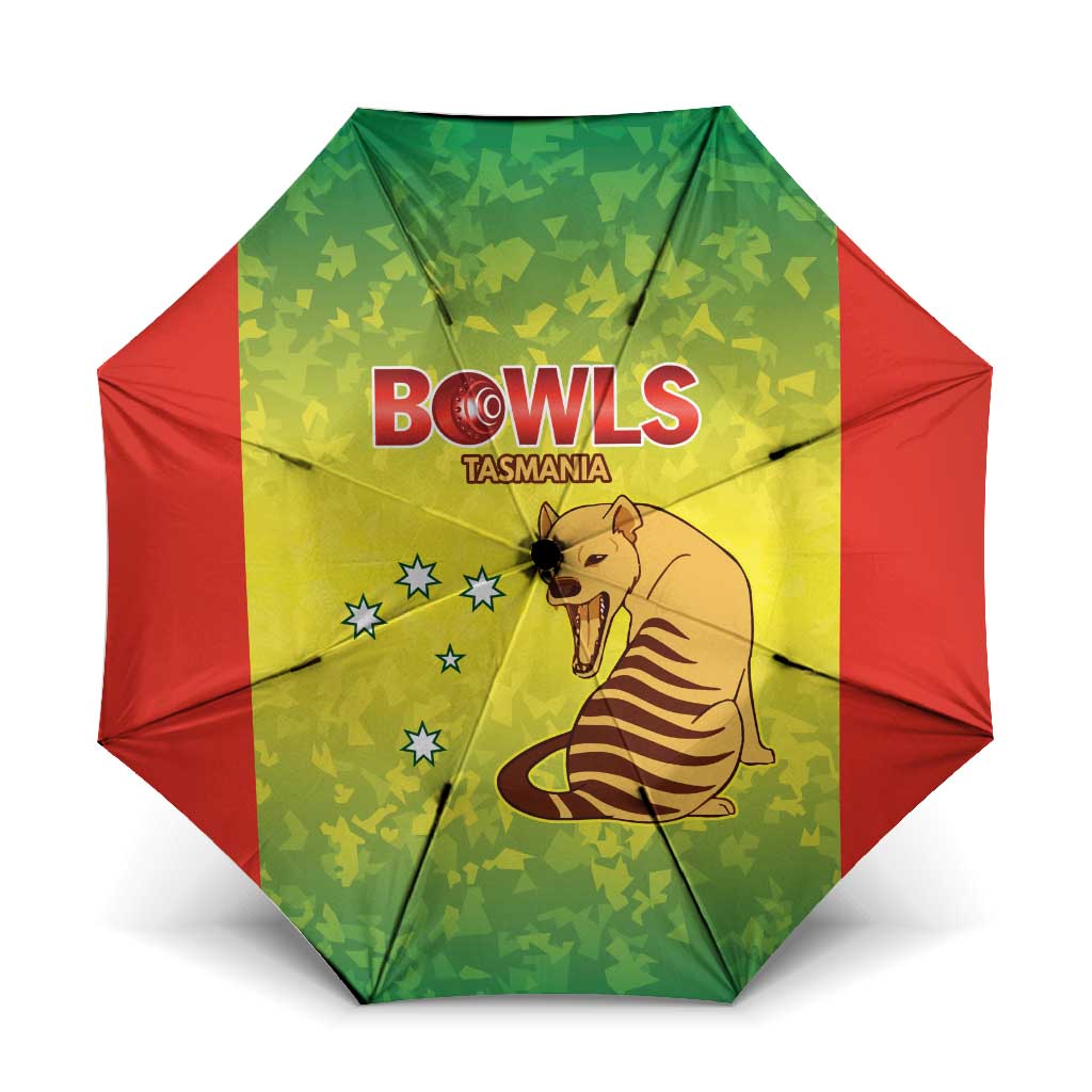 Australian Tasmania Lawn Bowls Umbrella Aussie Minimalist Style - Aussie Hoodie