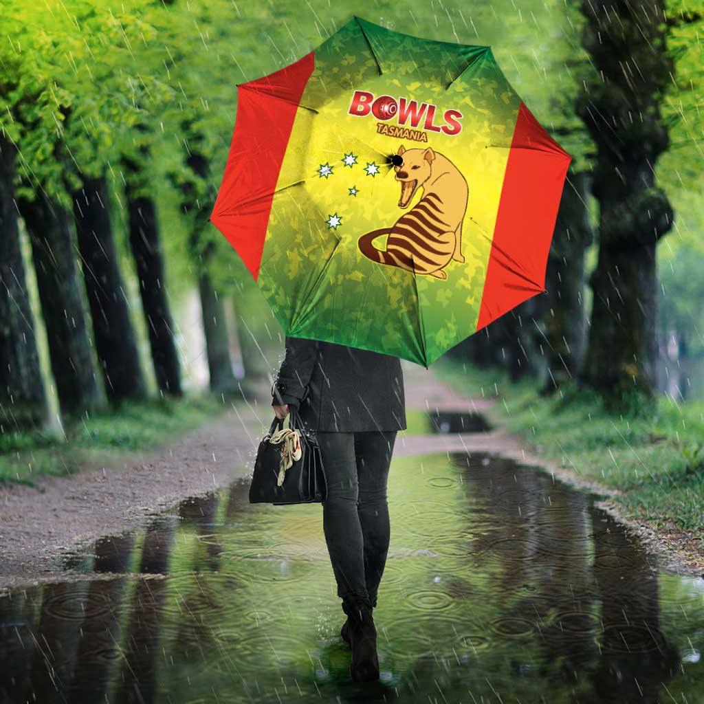 Australian Tasmania Lawn Bowls Umbrella Aussie Minimalist Style - Aussie Hoodie