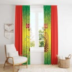 Australian Tasmania Lawn Bowls Window Curtain Aussie Minimalist Style - Aussie Hoodie
