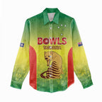 Australian Tasmania Lawn Bowls Custom Women Casual Shirt Aussie Minimalist Style - Aussie Hoodie