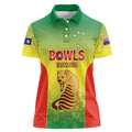 Australian Tasmania Lawn Bowls Custom Women Polo Shirt Aussie Minimalist Style - Aussie Hoodie