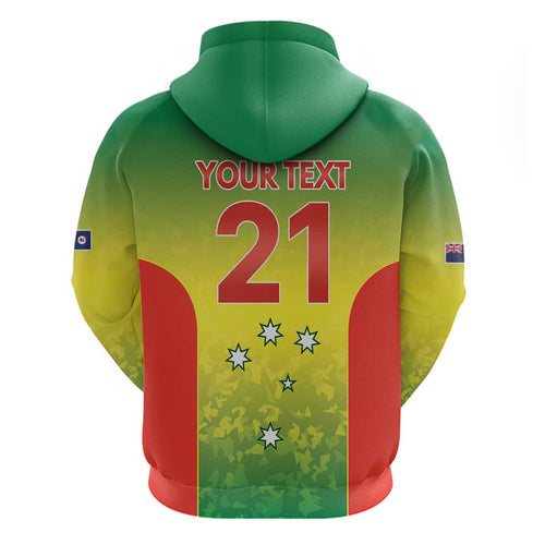 Australian Tasmania Lawn Bowls Custom Zip Hoodie Aussie Minimalist Style - Aussie Hoodie