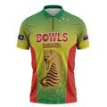 Australian Tasmania Lawn Bowls Custom Zipper Polo Shirt Aussie Minimalist Style - Aussie Hoodie