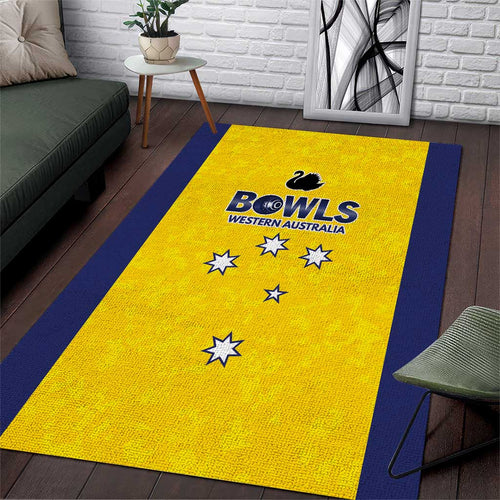 Western Australia Lawn Bowls Area Rug Aussie Minimalist Style - Aussie Hoodie