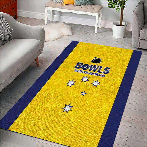 Western Australia Lawn Bowls Area Rug Aussie Minimalist Style - Aussie Hoodie