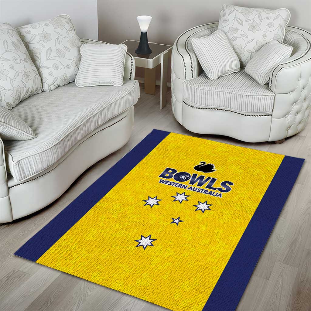 Western Australia Lawn Bowls Area Rug Aussie Minimalist Style - Aussie Hoodie