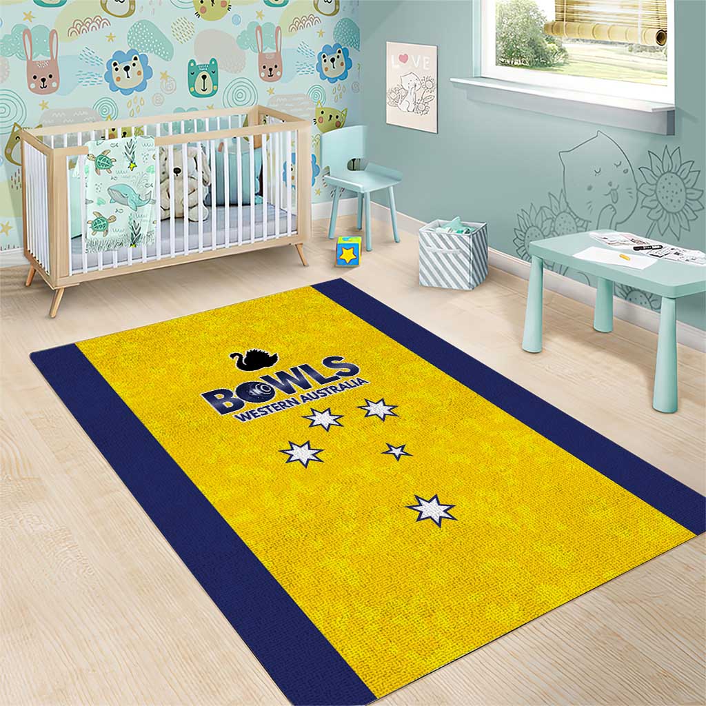 Western Australia Lawn Bowls Area Rug Aussie Minimalist Style - Aussie Hoodie