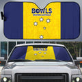Western Australia Lawn Bowls Auto Sun Shade Aussie Minimalist Style - Aussie Hoodie