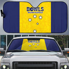 Western Australia Lawn Bowls Auto Sun Shade Aussie Minimalist Style - Aussie Hoodie