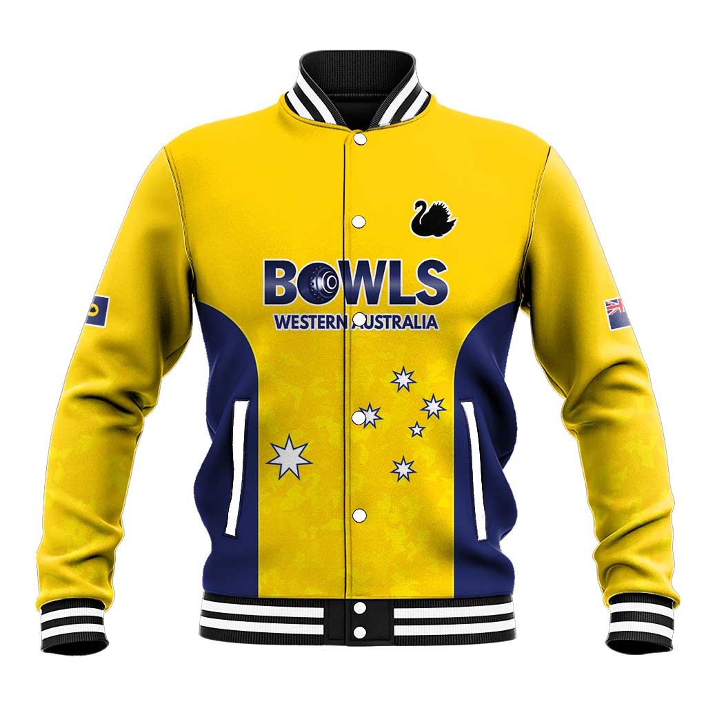 Western Australia Lawn Bowls Custom Baseball Jacket Aussie Minimalist Style - Aussie Hoodie