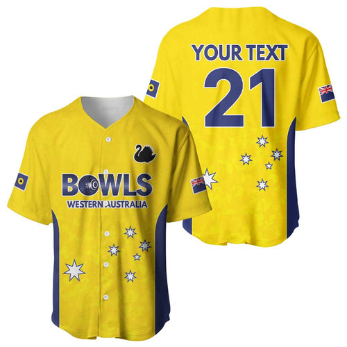 Western Australia Lawn Bowls Custom Baseball Jersey Aussie Minimalist Style - Aussie Hoodie