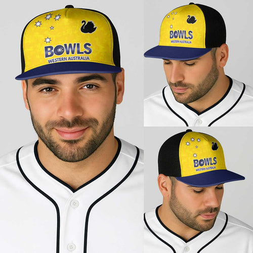 Western Australia Lawn Bowls Baseball Net Cap Aussie Minimalist Style - Aussie Hoodie