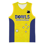 Western Australia Lawn Bowls Custom Basketball Jersey Aussie Minimalist Style - Aussie Hoodie
