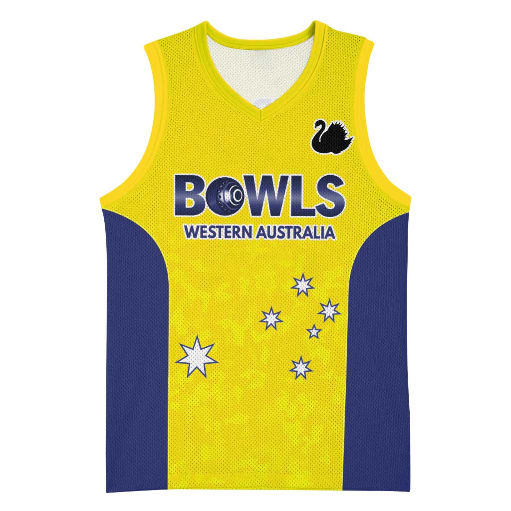 Western Australia Lawn Bowls Custom Basketball Jersey Aussie Minimalist Style - Aussie Hoodie