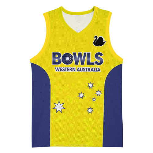 Western Australia Lawn Bowls Custom Basketball Jersey Aussie Minimalist Style - Aussie Hoodie