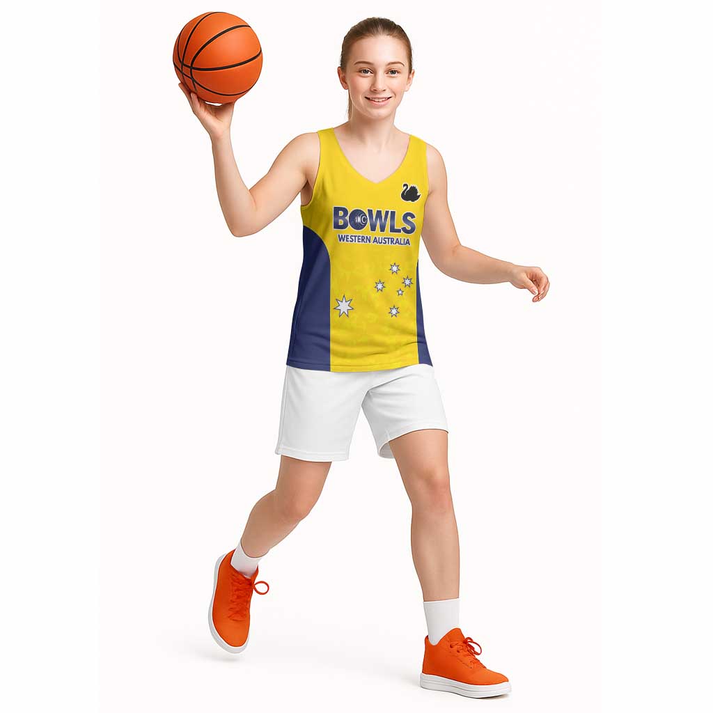 Western Australia Lawn Bowls Custom Basketball Jersey Aussie Minimalist Style - Aussie Hoodie