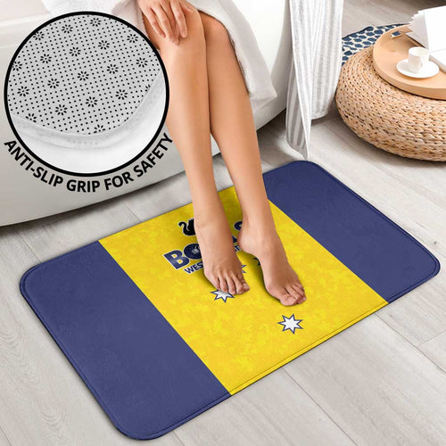 Western Australia Lawn Bowls Bathroom Set Aussie Minimalist Style - Aussie Hoodie