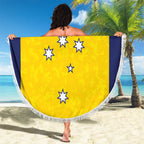 Western Australia Lawn Bowls Beach Blanket Aussie Minimalist Style - Aussie Hoodie