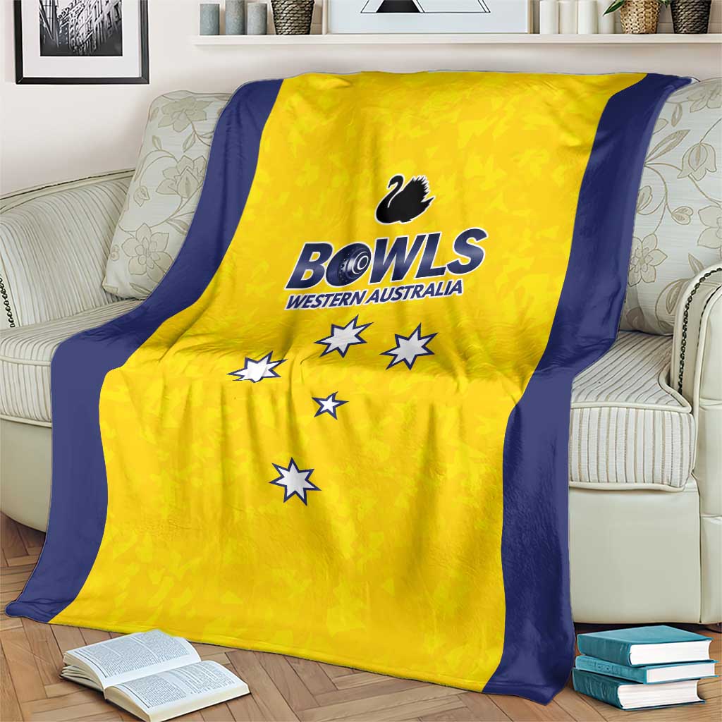 Western Australia Lawn Bowls Blanket Aussie Minimalist Style - Aussie Hoodie