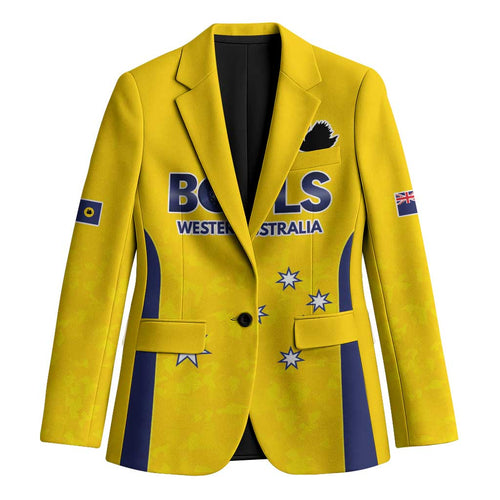 Western Australia Lawn Bowls Custom Blazer Aussie Minimalist Style - Aussie Hoodie