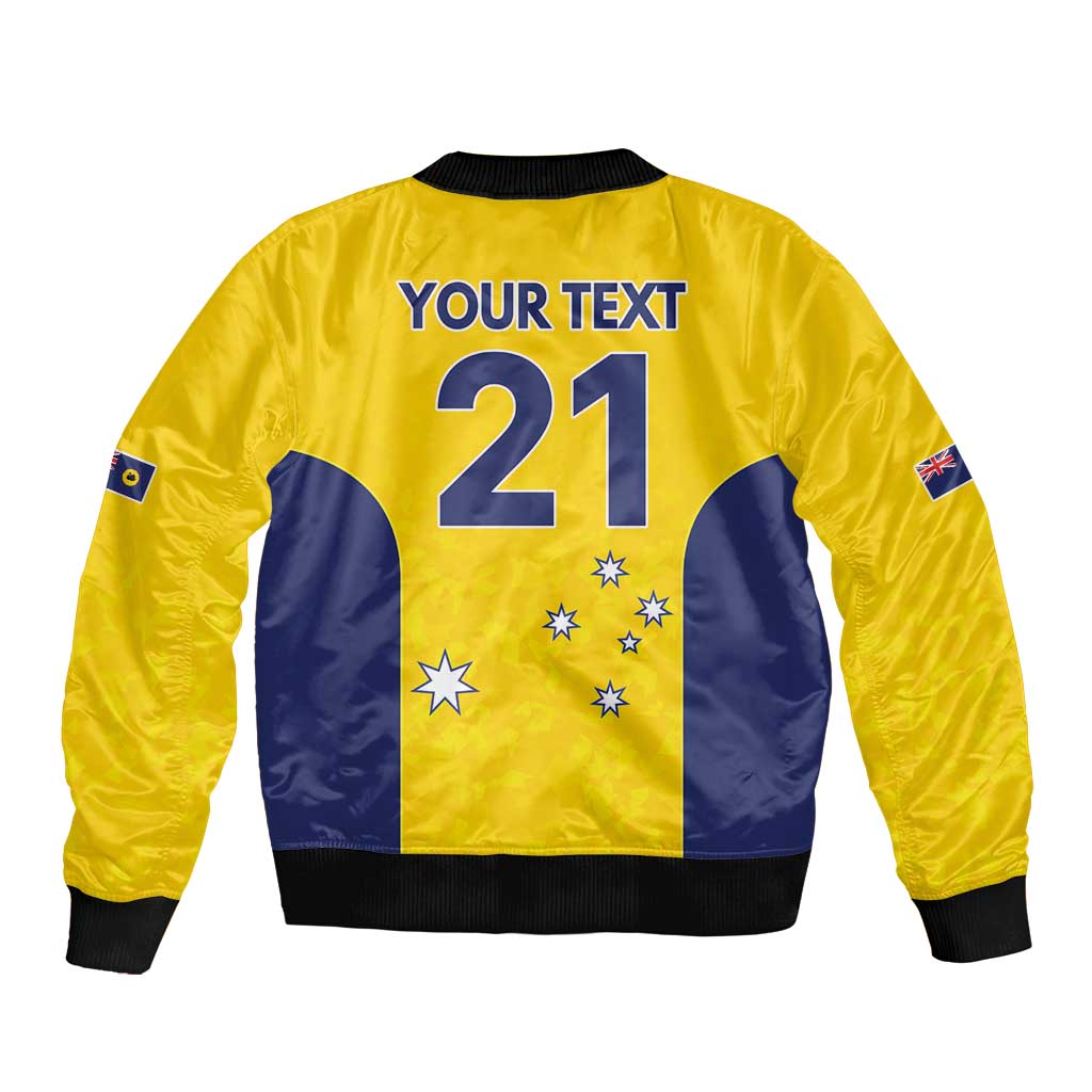 Western Australia Lawn Bowls Custom Bomber Jacket Aussie Minimalist Style - Aussie Hoodie