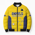 Western Australia Lawn Bowls Custom Bomber Puffer Jacket Aussie Minimalist Style - Aussie Hoodie