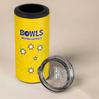 Western Australia Lawn Bowls Custom 4 in 1 Can Cooler Tumbler Aussie Minimalist Style - Aussie Hoodie